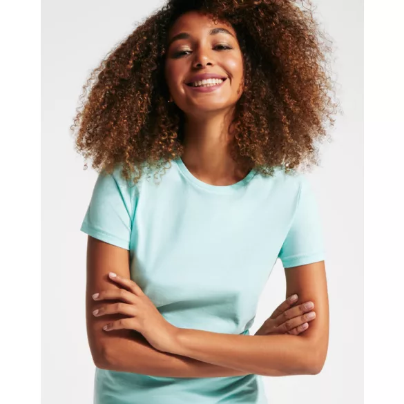 CA6696 - Tricou cu maneca scurta de dama - GOLDEN WOMAN - [Negru]