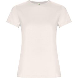   CA6696 - Tricou cu maneca scurta de dama - GOLDEN WOMAN - [Alb vintage]