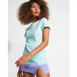 CA6696 - Tricou cu maneca scurta de dama - GOLDEN WOMAN - [Gri melanj]