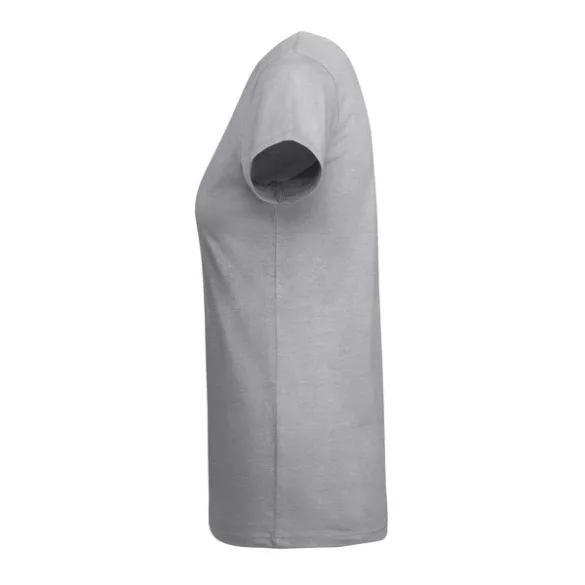 CA6699 - Tricou cu maneca scurta de dama - BREDA WOMAN - [Gri melanj]