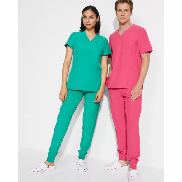 CA9085 - Bluza medicala de barbati - FEROX - [Alb]