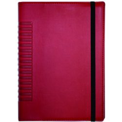 Agenda-datata-zilnic-Cometa-cu-elastic-17-x-24-cm-Rosu