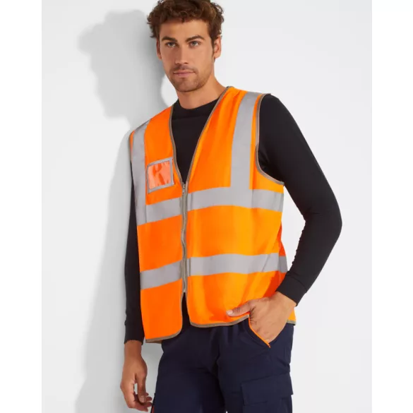 CC9311 - Veste reflectorizanta - POLUX - [Portocaliu Fluorescent]