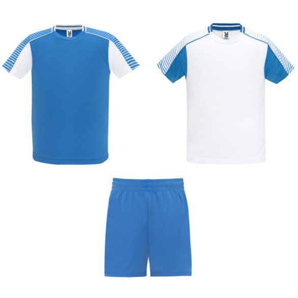 CJ0525 - Echipament sportiv unisex - JUVE - [Alb/Albastru royal]