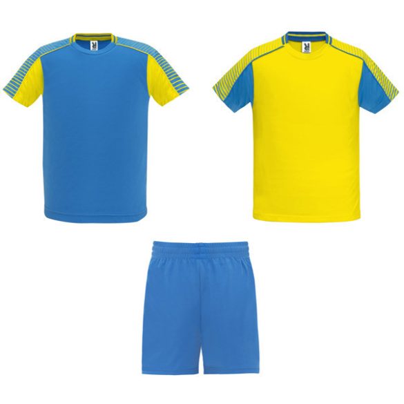 CJ0525 - Echipament sportiv unisex - JUVE - [Galben/Albastru royal]