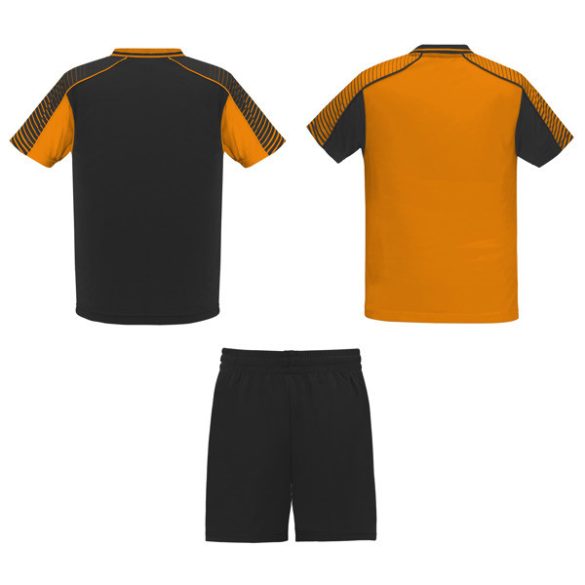 CJ0525 - Echipament sportiv unisex pentru copii - JUVE - [Portocaliu/Negru]