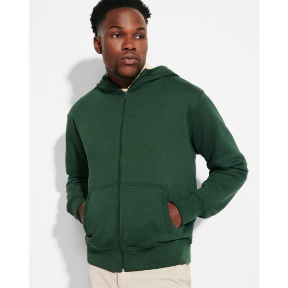 CQ6421 - Hanorac pentru adulti cu gluga si fermoar - MONTBLANC - [Negru]