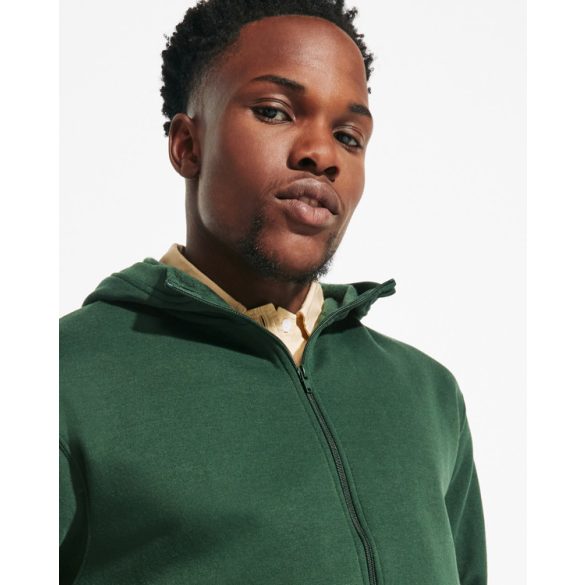 CQ6421 - Hanorac pentru adulti cu gluga si fermoar - MONTBLANC - [Negru]