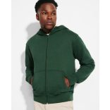 CQ6421 - Hanorac pentru adulti cu gluga si fermoar - MONTBLANC - [Rosu]