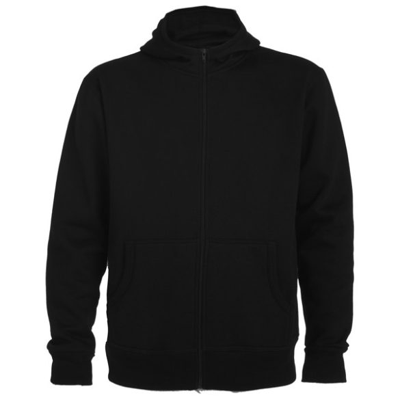 CQ6421 - Hanorac pentru copii cu gluga si fermoar - MONTBLANC - [Negru]