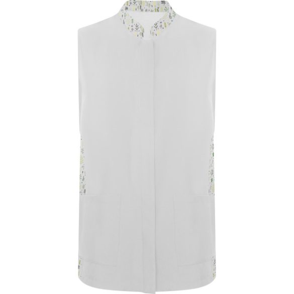 DE9105 - Halat de dama - ALDANY - [Blanco/Print botanico]
