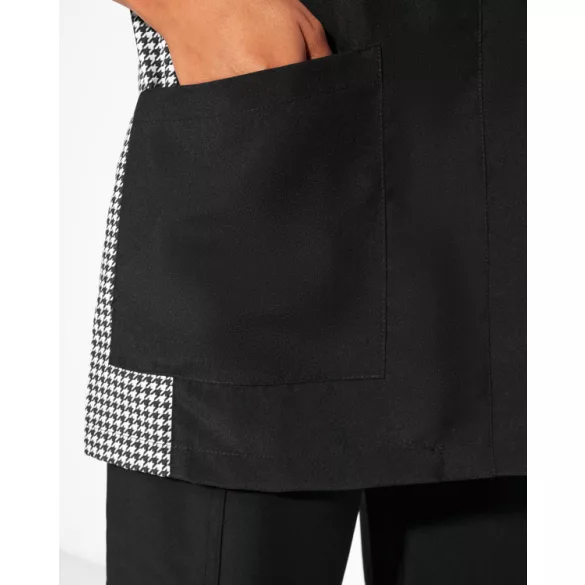 DE9105 - Halat de dama - ALDANY - [Negro/Print geometrico]