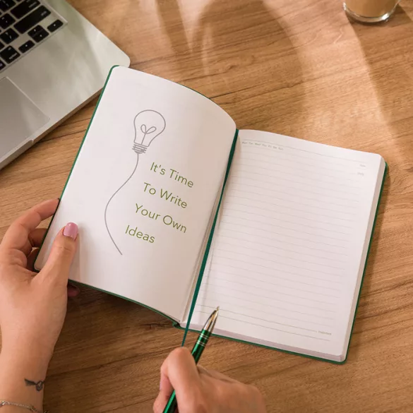 Agenda Eco Peel nedatata - A5 [rosu]