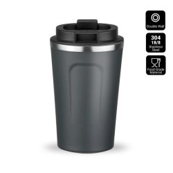   HCM01-GY - Cana  termoizolanta - high quality - 350ml - Nordic Coffee - [Gri inchis]