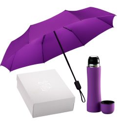 HUS20-Set-de-cadou-termos-si-umbrela-Cambridge-DAS-high-quality-Violet