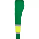 HV9300 - Pantaloni de lucru  - NAOS - [Verde gradina/Galben fluorescent]