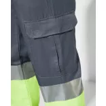 HV9300 - Pantaloni de lucru  - NAOS - [Verde gradina/Galben fluorescent]
