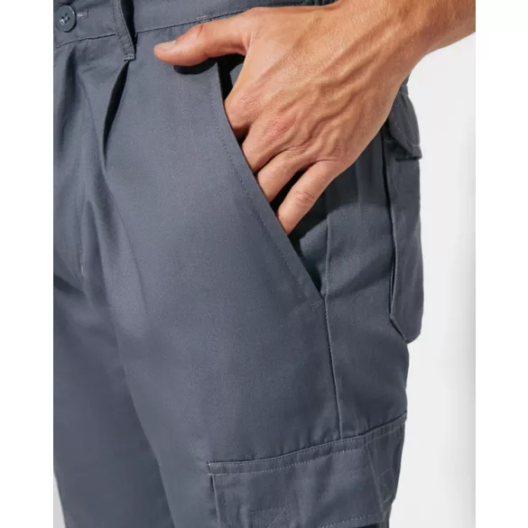 HV9300 - Pantaloni de lucru  - NAOS - [Verde gradina/Galben fluorescent]