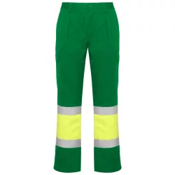   HV9301 - Pantaloni de lucru - SOAN - [Verde gradina/Galben fluorescent]