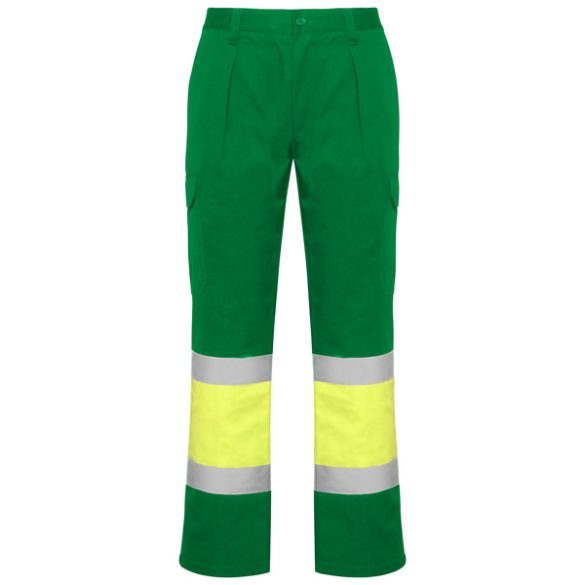 HV9301 - Pantaloni de lucru - SOAN - [Verde gradina/Galben fluorescent]