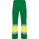 HV9301 - Pantaloni de lucru - SOAN - [Verde gradina/Galben fluorescent]