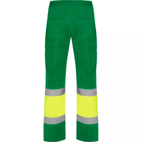 HV9301 - Pantaloni de lucru - SOAN - [Verde gradina/Galben fluorescent]