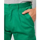 HV9301 - Pantaloni de lucru - SOAN - [Verde gradina/Galben fluorescent]