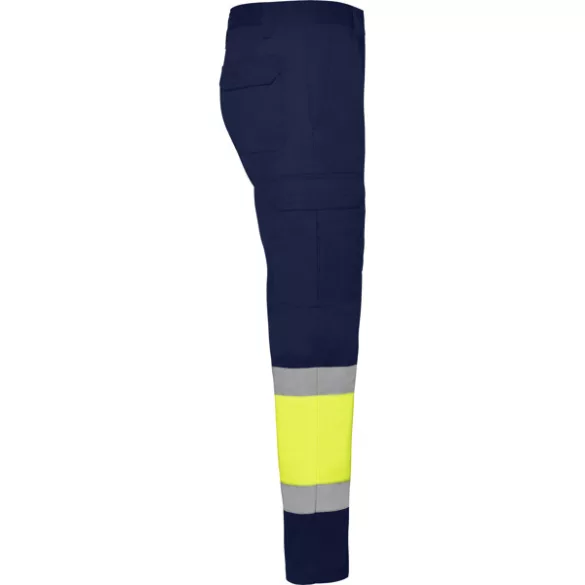 HV9301 - Pantaloni de lucru - SOAN - [Bleumarin/Galben fluorescent]