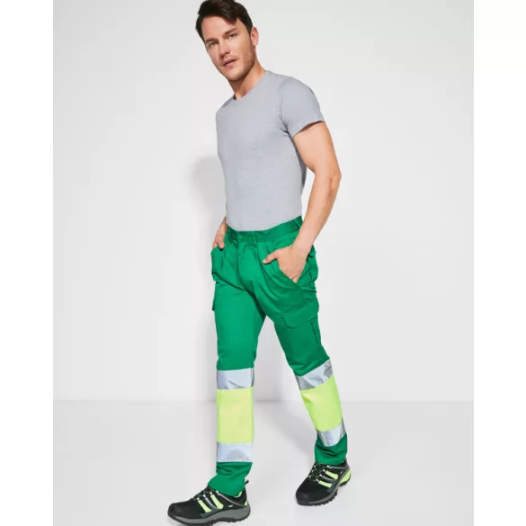 HV9301 - Pantaloni de lucru - SOAN - [Bleumarin/Galben fluorescent]