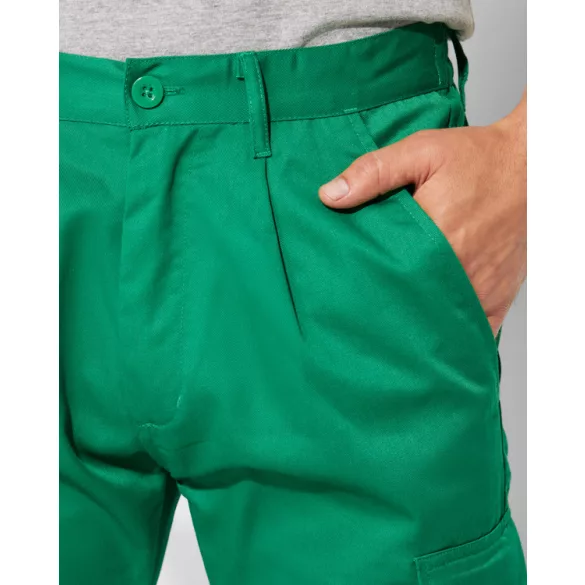 HV9301 - Pantaloni de lucru - SOAN - [Bleumarin/Galben fluorescent]