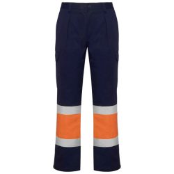   HV9301 - Pantaloni de lucru - SOAN - [Bleumarin/Portocaliu fluorescent]