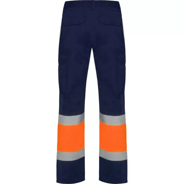 HV9301 - Pantaloni de lucru - SOAN - [Bleumarin/Portocaliu fluorescent]
