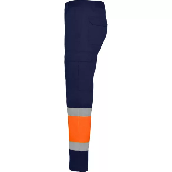 HV9301 - Pantaloni de lucru - SOAN - [Bleumarin/Portocaliu fluorescent]