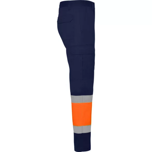 HV9301 - Pantaloni de lucru - SOAN - [Bleumarin/Portocaliu fluorescent]