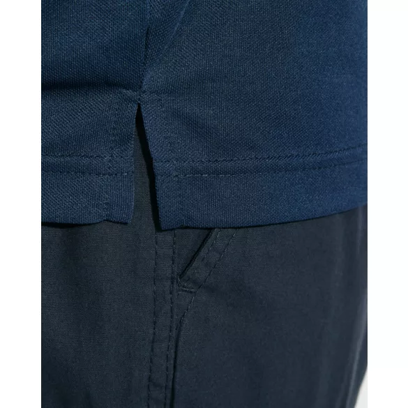HV9302 - Tricou polo tehnic - POLARIS - [Bleumarin/Portocaliu fluorescent]