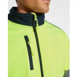 HV9303 - Soft shell bicolor - ANTARES - [Bleumarin/Galben fluorescent]