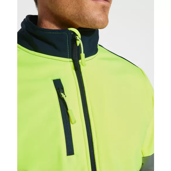 HV9303 - Soft shell bicolor - ANTARES - [Bleumarin/Portocaliu fluorescent]
