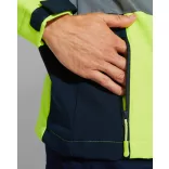 HV9303 - Soft shell bicolor - ANTARES - [Bleumarin/Portocaliu fluorescent]