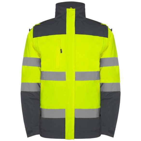 HV9304 - Geaca parka - EPSYLON - [Plumb/Galben fluorescent]