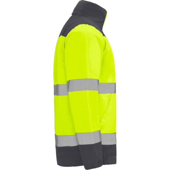 HV9304 - Geaca parka - EPSYLON - [Plumb/Galben fluorescent]