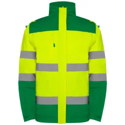   HV9304 - Geaca parka - EPSYLON - [Verde gradina/Galben fluorescent]