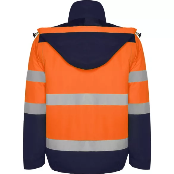 HV9304 - Geaca parka - EPSYLON - [Bleumarin/Portocaliu fluorescent]