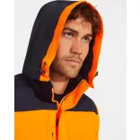 HV9304 - Geaca parka - EPSYLON - [Bleumarin/Portocaliu fluorescent]