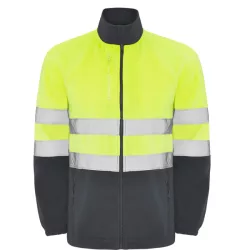   HV9305 - Jacheta din polar - ALTAIR - [Plumb/Galben fluorescent]