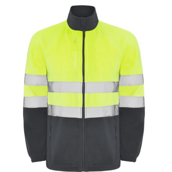 HV9305 - Jacheta din polar - ALTAIR - [Plumb/Galben fluorescent]