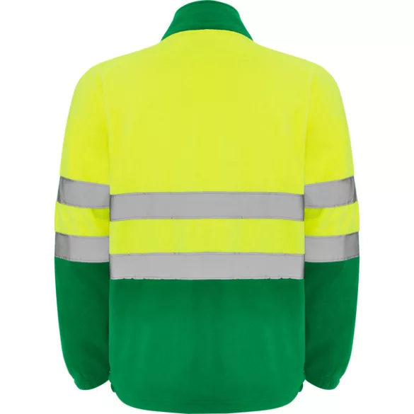 HV9305 - Jacheta din polar - ALTAIR - [Verde gradina/Galben fluorescent]