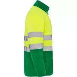 HV9305 - Jacheta din polar - ALTAIR - [Verde gradina/Galben fluorescent]