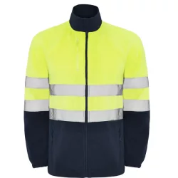   HV9305 - Jacheta din polar - ALTAIR - [Bleumarin/Galben fluorescent]