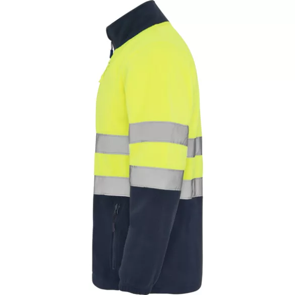 HV9305 - Jacheta din polar - ALTAIR - [Bleumarin/Galben fluorescent]