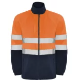 HV9305 - Jacheta din polar - ALTAIR - [Bleumarin/Portocaliu fluorescent]